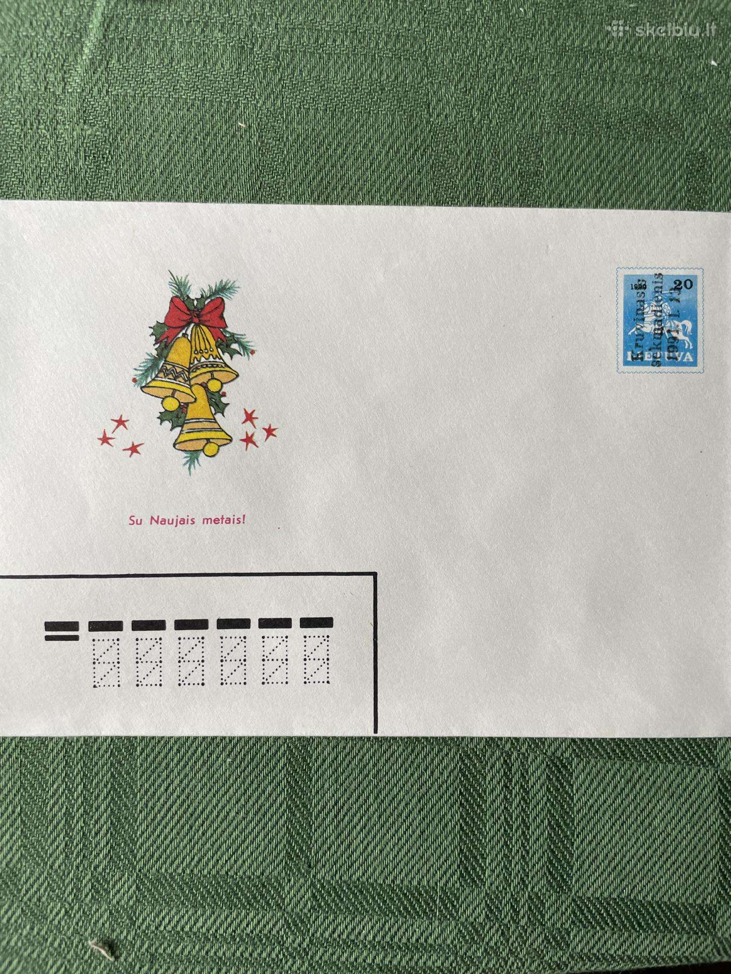 1991.01.13 perspausdintas markiruotas vokas