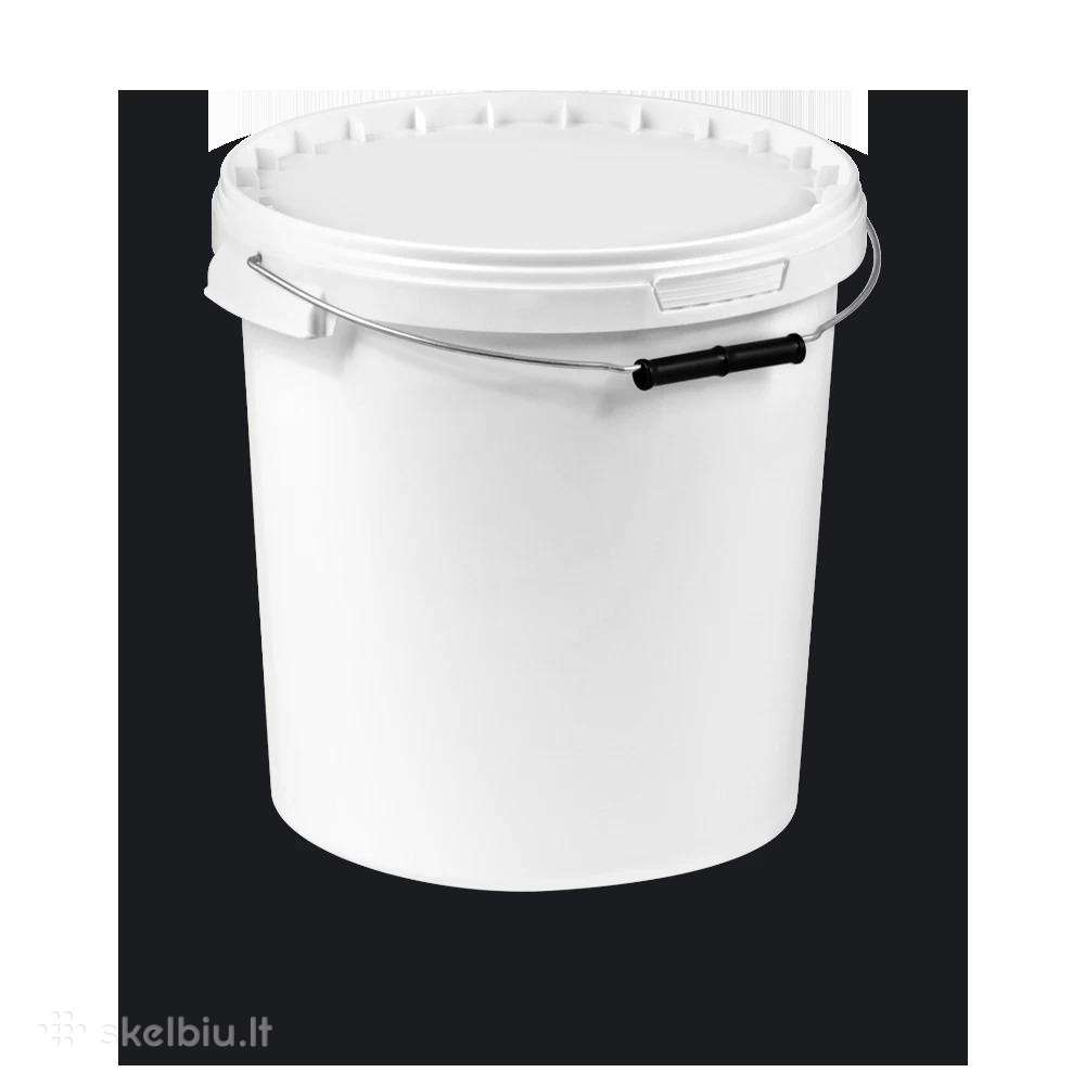 Kibirai plastikiniai ,maistiniai 10l 20l 33l