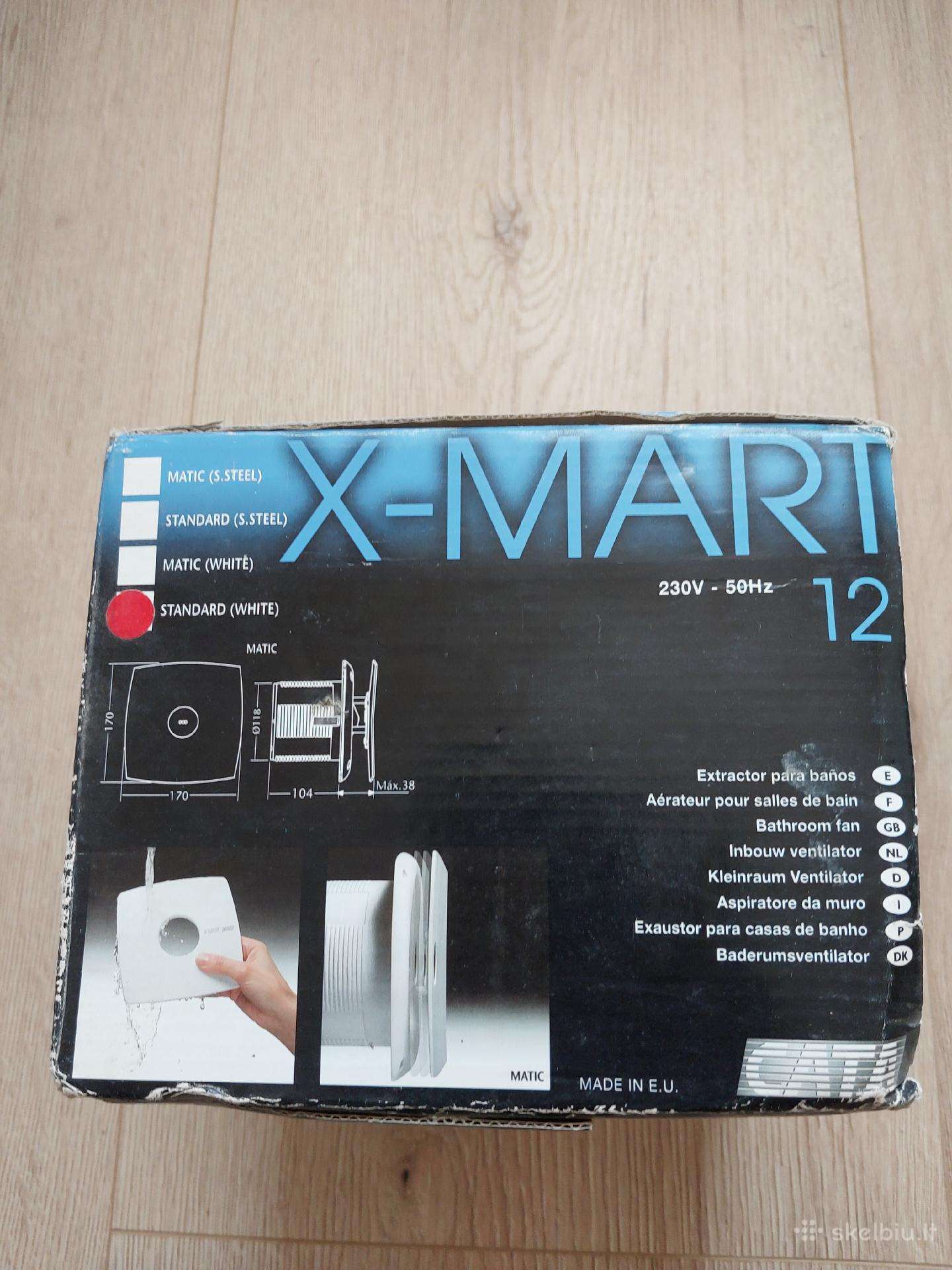 Ištraukiamasis ventiliatorius Cata X-mart 12 H