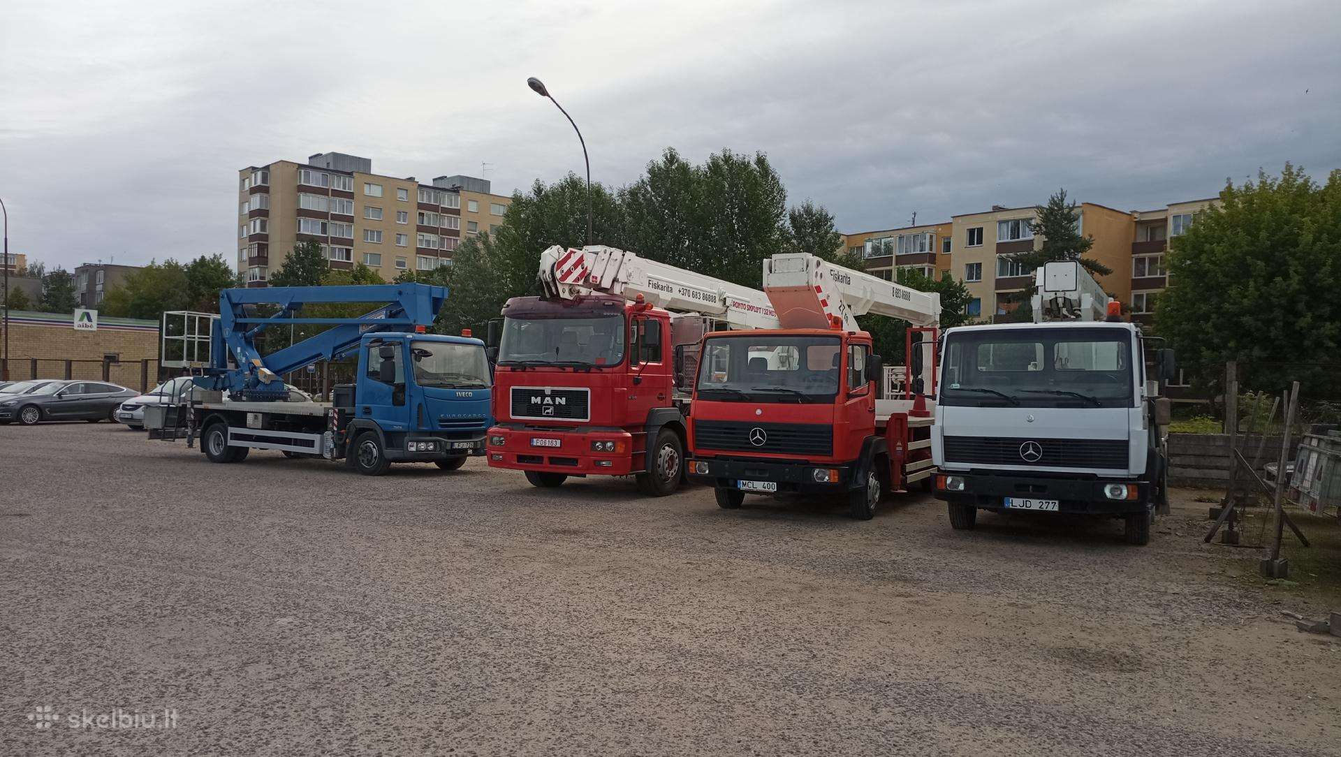 MAN F2000, прокат строительного транспорта
