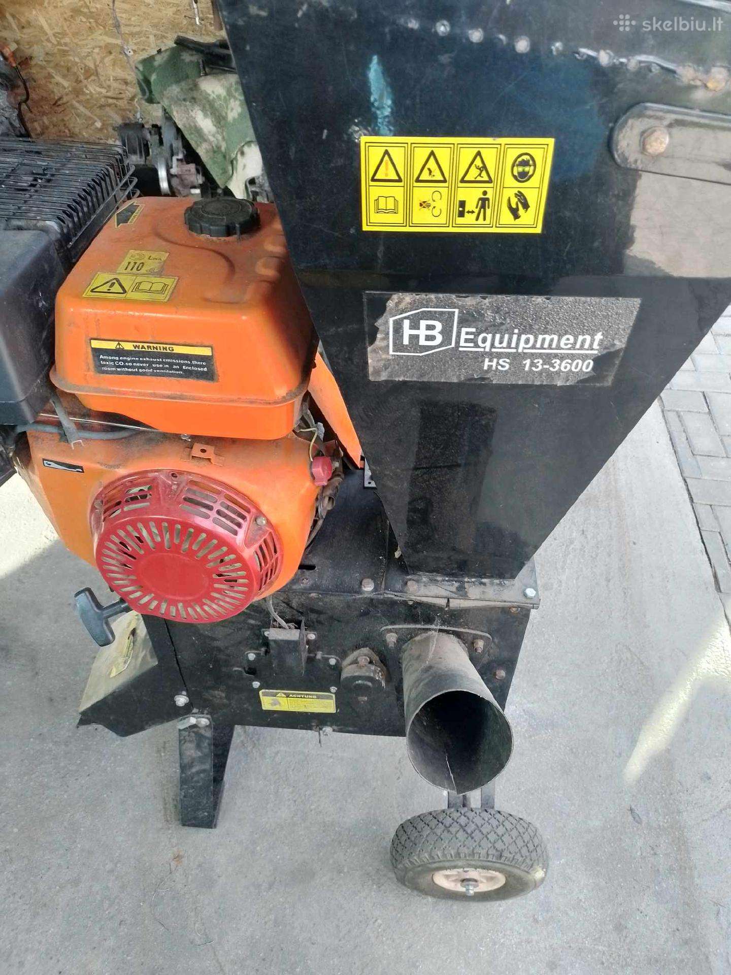Parduodu saku smulkintuva apie 13 hp benzininis