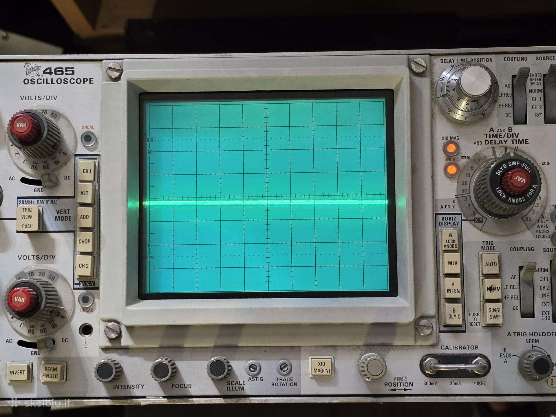 Tektronix oscilografas 465