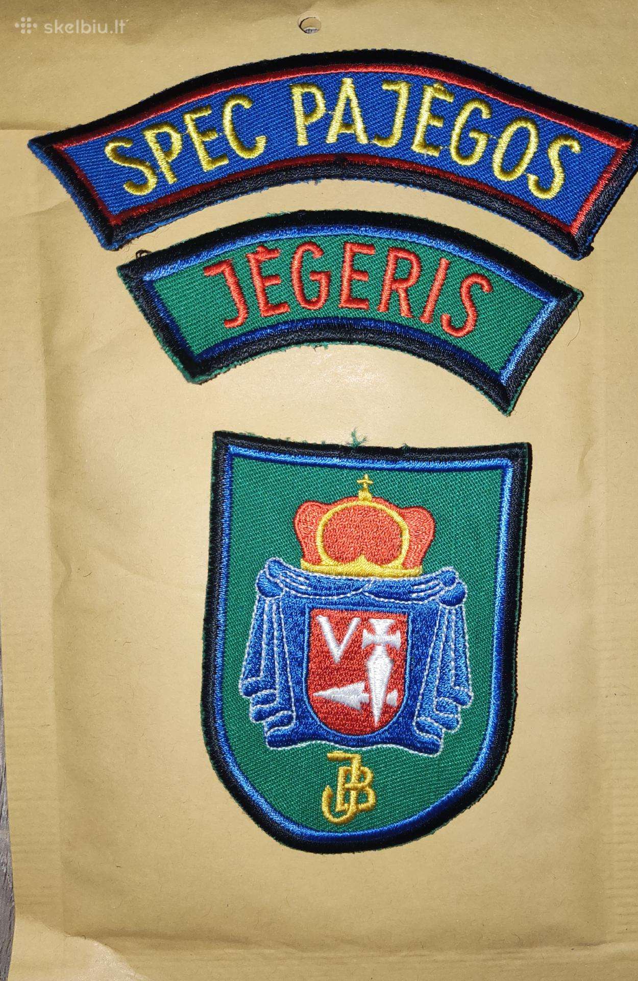 Spec. pajegos jegeris