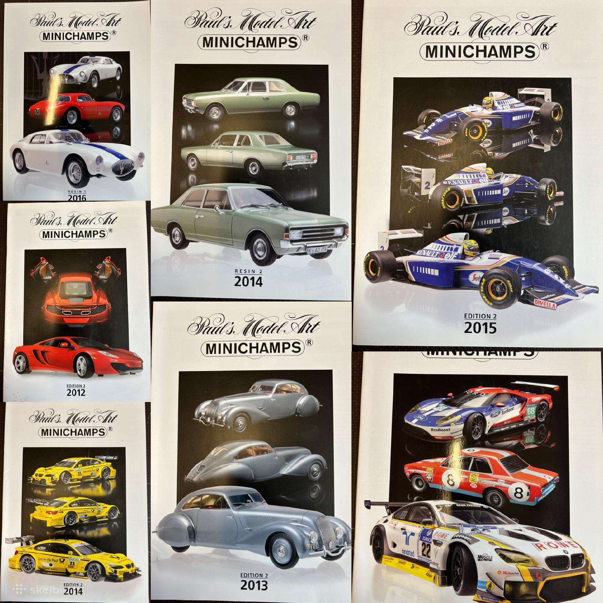 Kolekciu modeliu Minichamps Katalogai