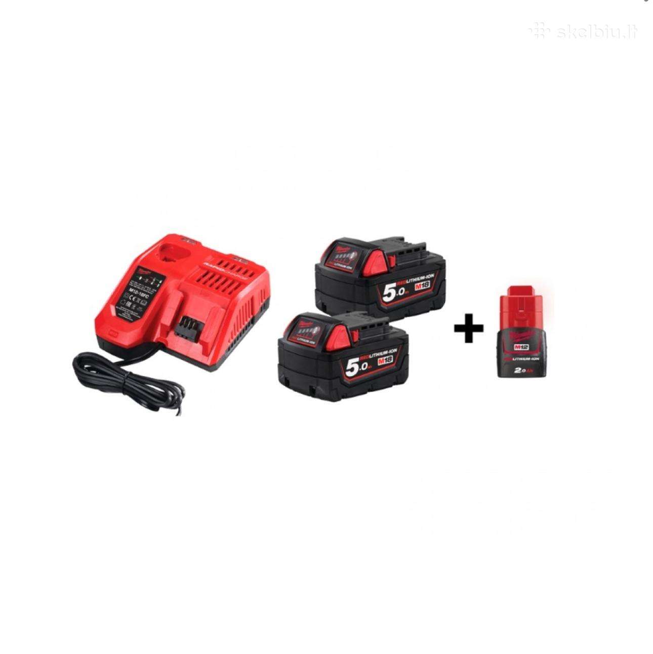 Milwaukee m18 Nrg-502 akumuliatoriu rinkinys
