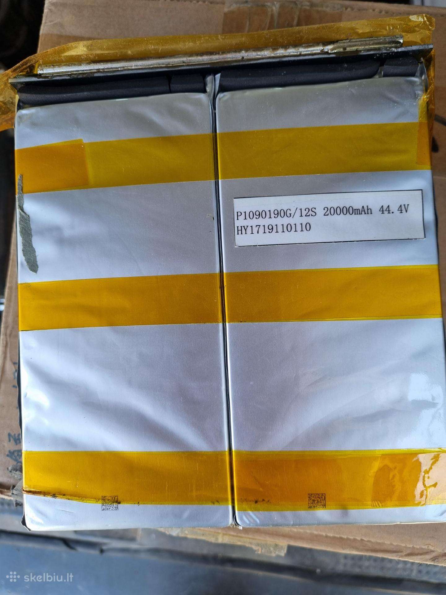 Lipo 44v 20ah akumuliatoliai