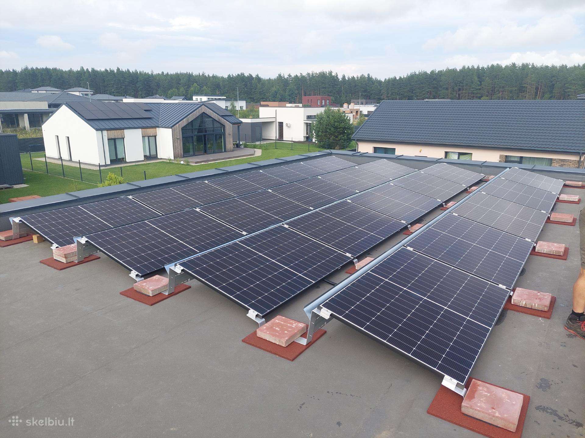 Saulės elektrinė 10kw nuo 3500€ su montavimu