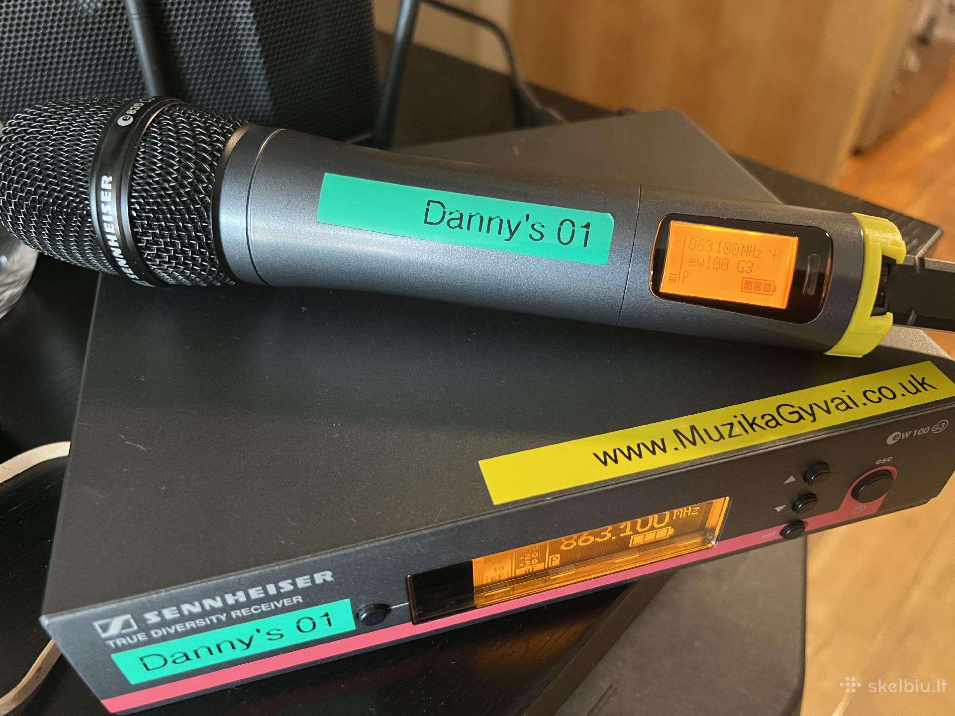 Sennheiser Ew100 G3 belaidis mikrofonas