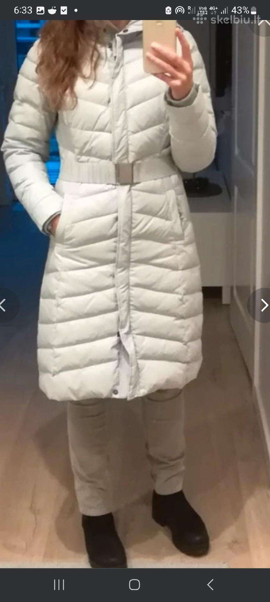 Pūkinis paltas "Audimas"