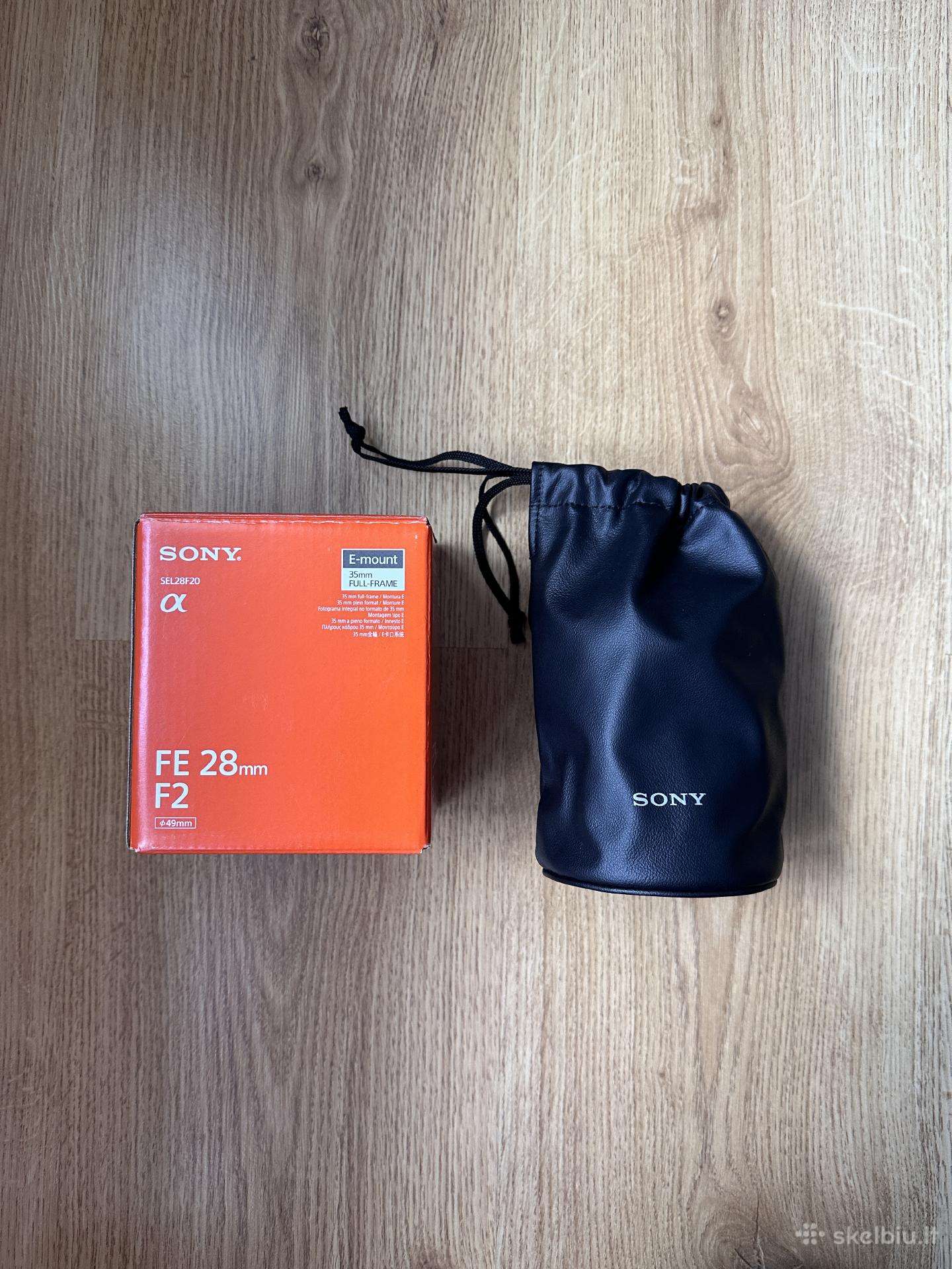 Sony full-frame objektyvas Fe 28mm, F2