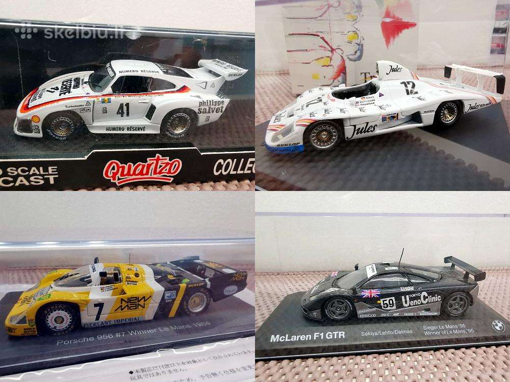 1:43 Lenktynių (Le Mans) Modeliai