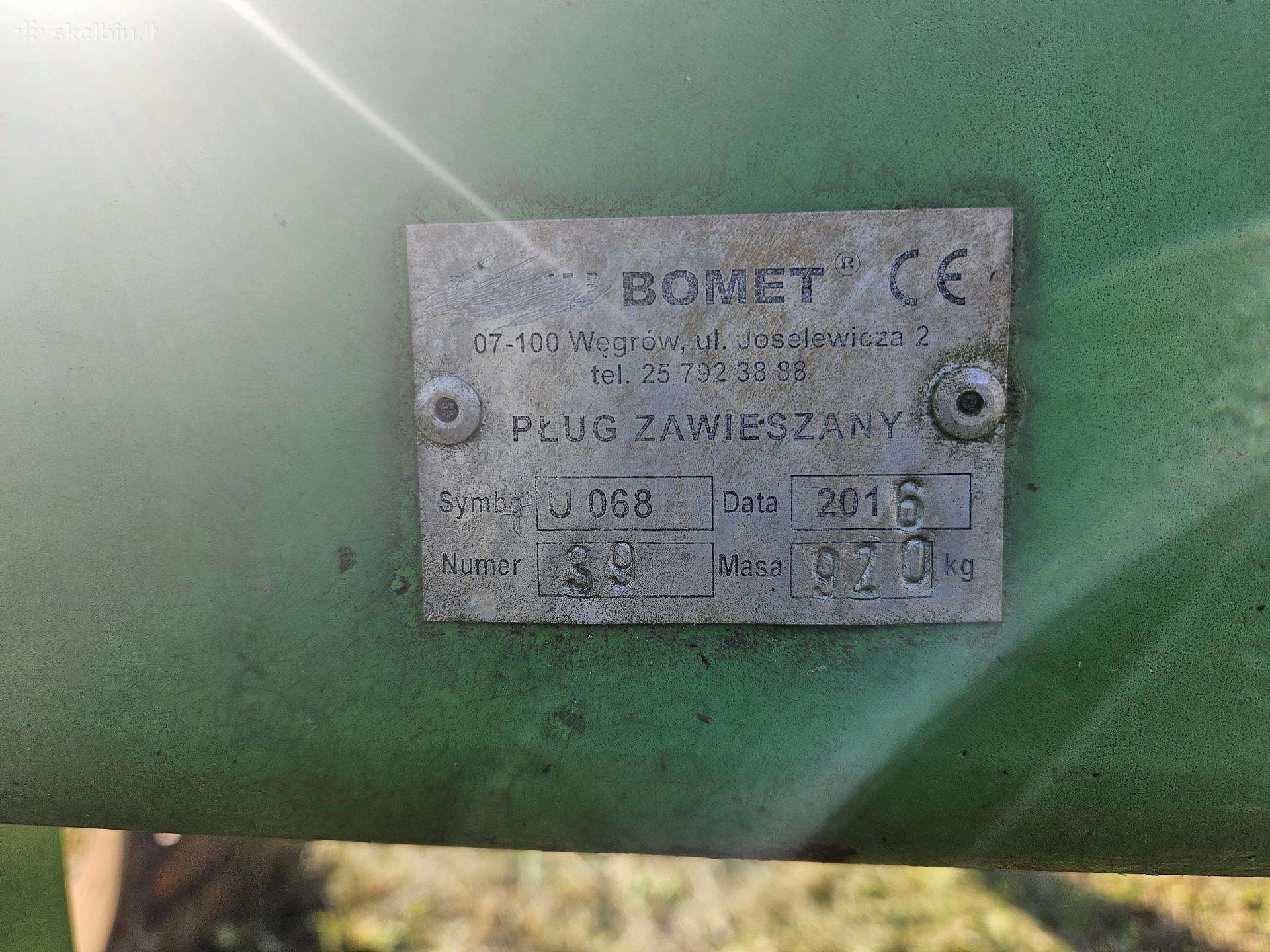 Bomet U068, плуги