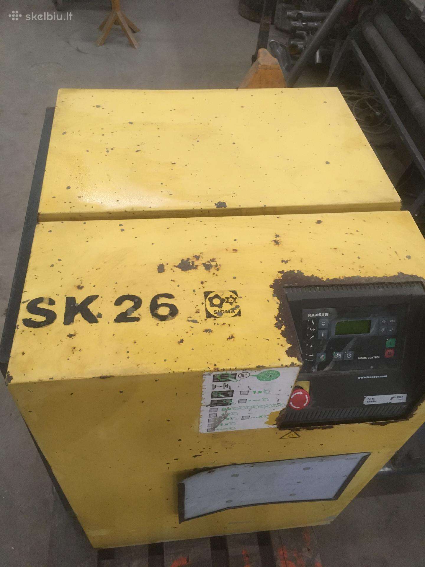 Oro Kompresorius Kaeser Sk 26, Ledo ritulio vartai