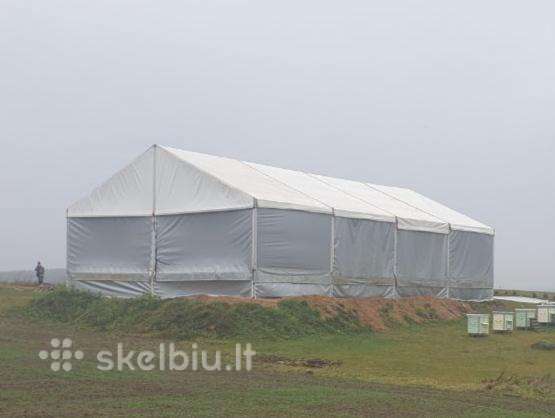 Aliuminės angarų konstrukcijos ir medžiagos