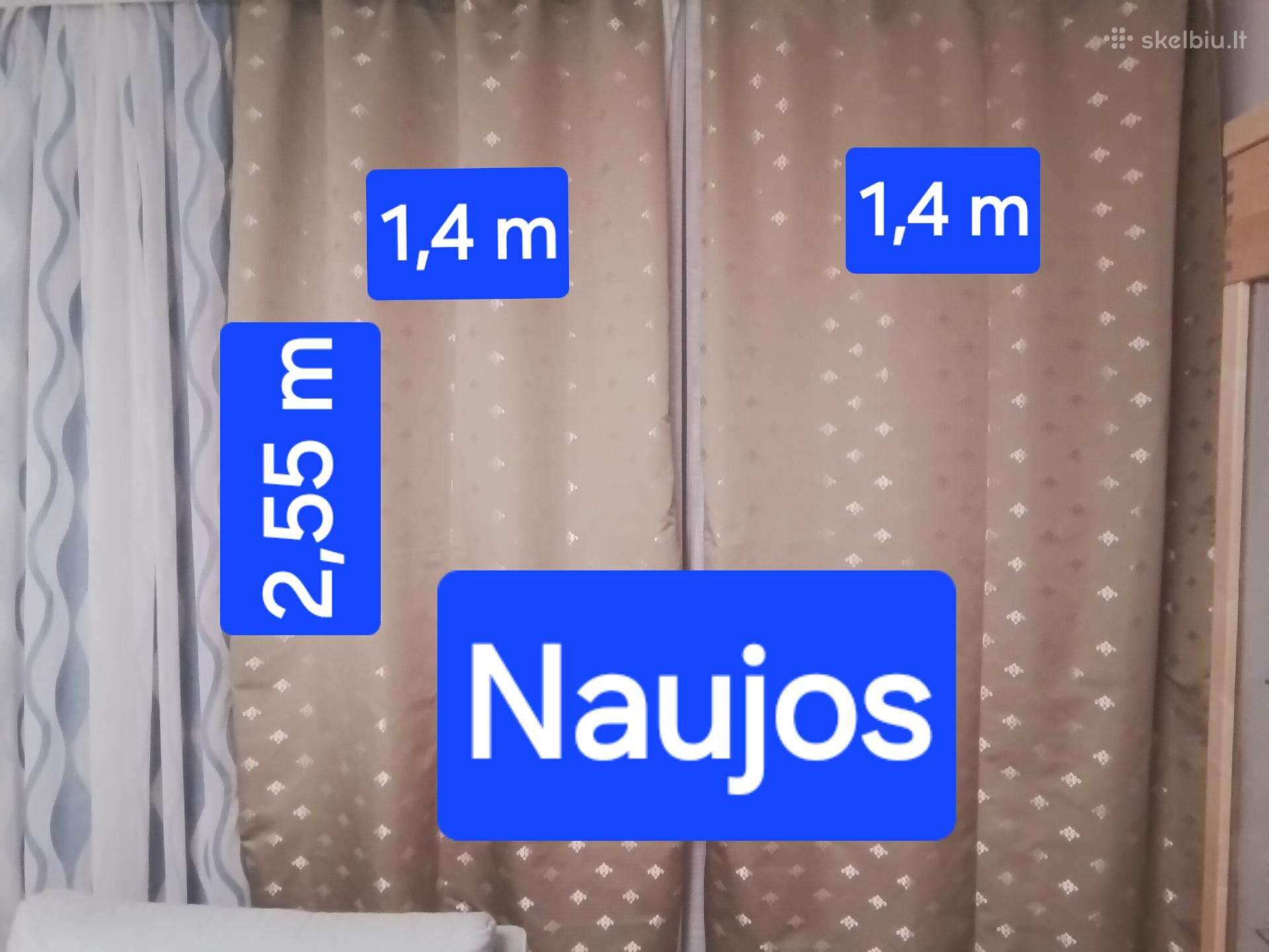 Naktinės užuolaidos 2vnt Naujos