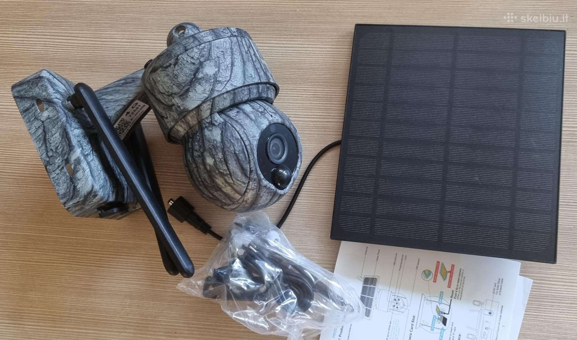 Sukineima 4G kamera su saules panele