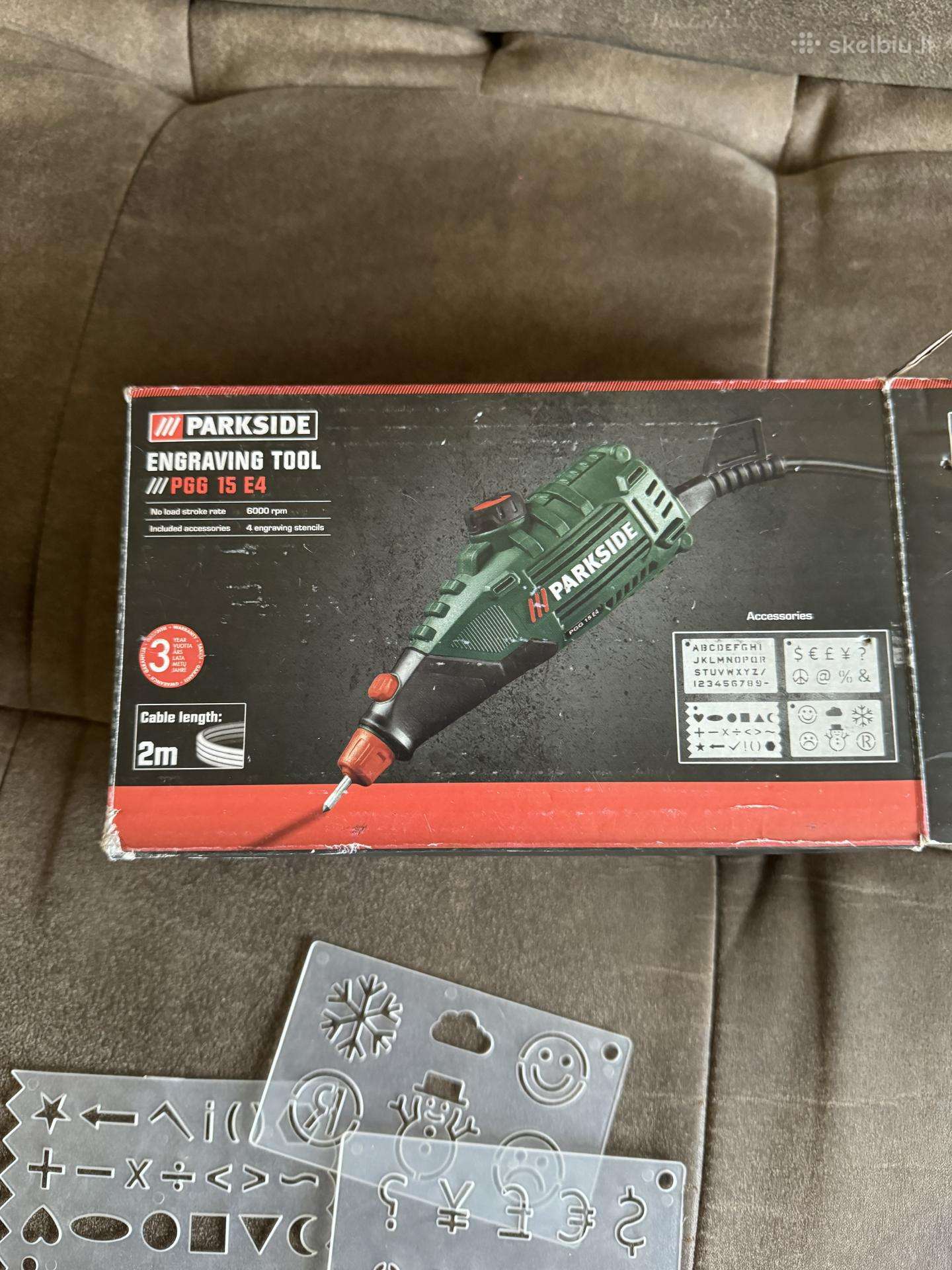 Parkside Graviravimo Įrenginys Pgg 15 E4