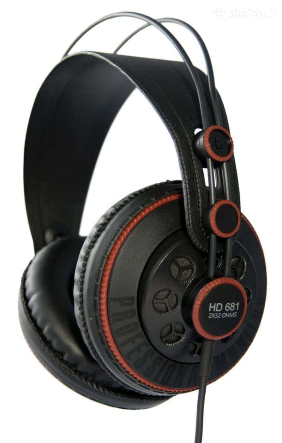 Ausinės rekomenduojamos pianinui Superlux HD 681