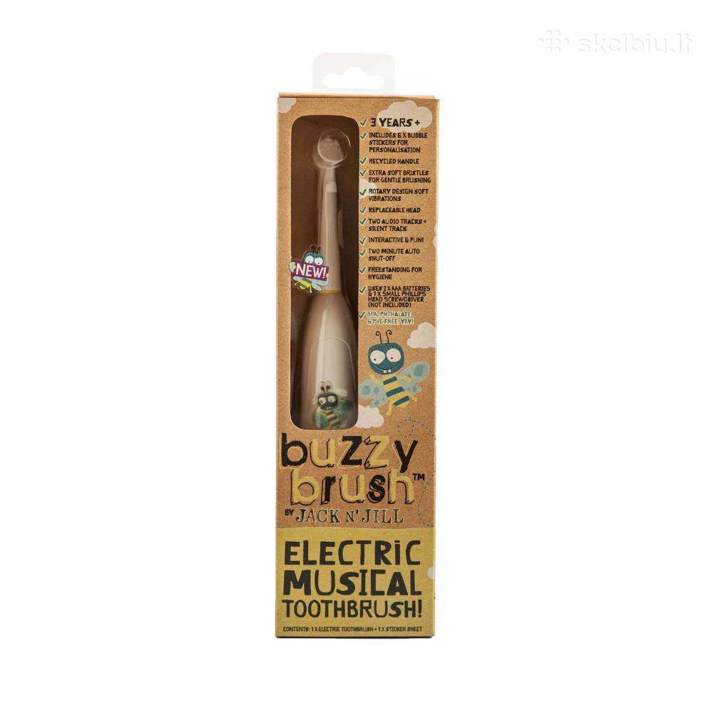 Jack N Jill Buzzy Brush elektrinis dantų šepetėli