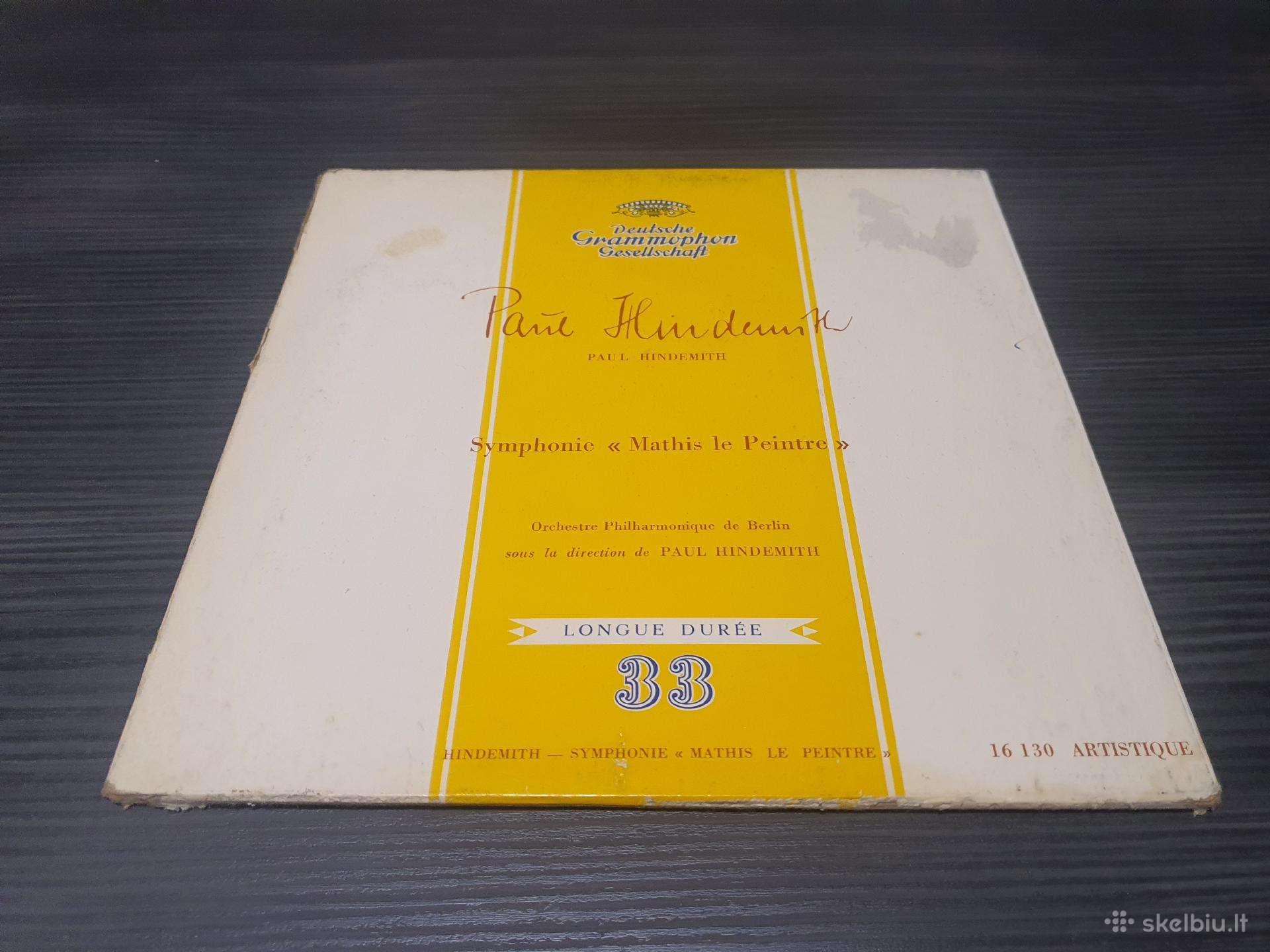 Viniline plokštelė Paul Hindemith