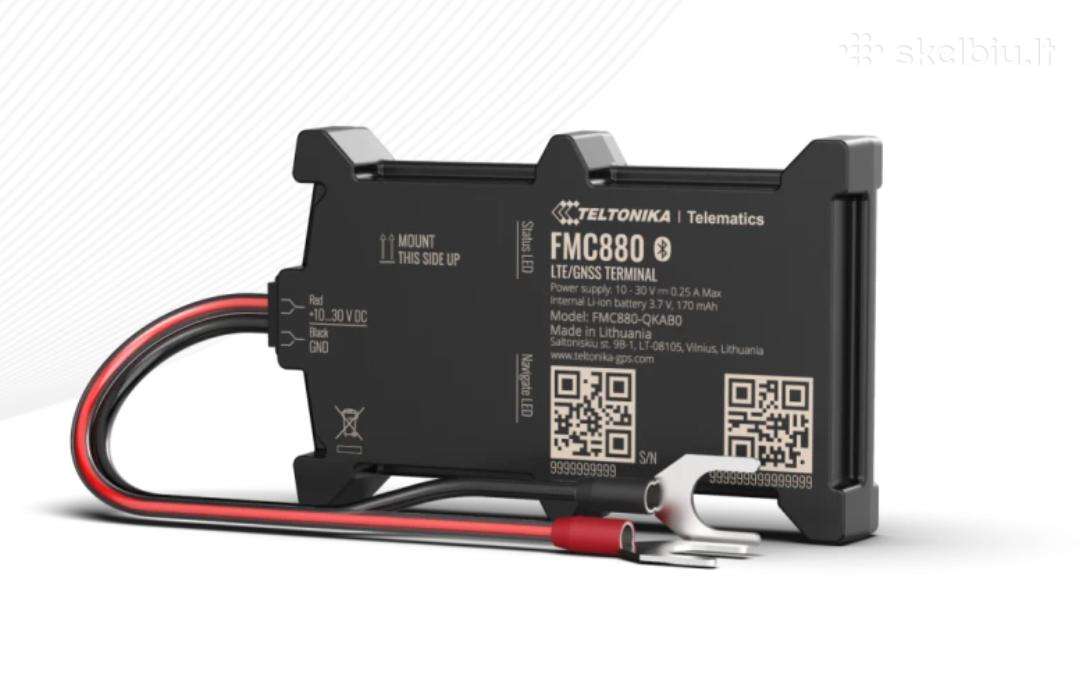 GPS seklys Teltonika Fmc880 4G, lengvas pajungimas