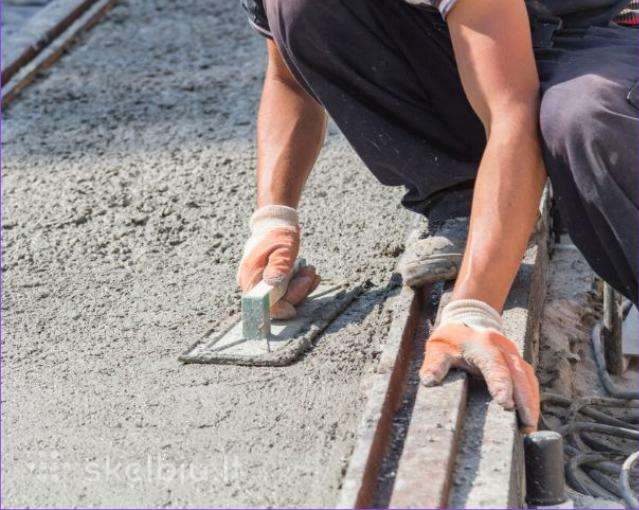 Darbas Norvegijoje. Betonuotojai, armatūrų rišėjai