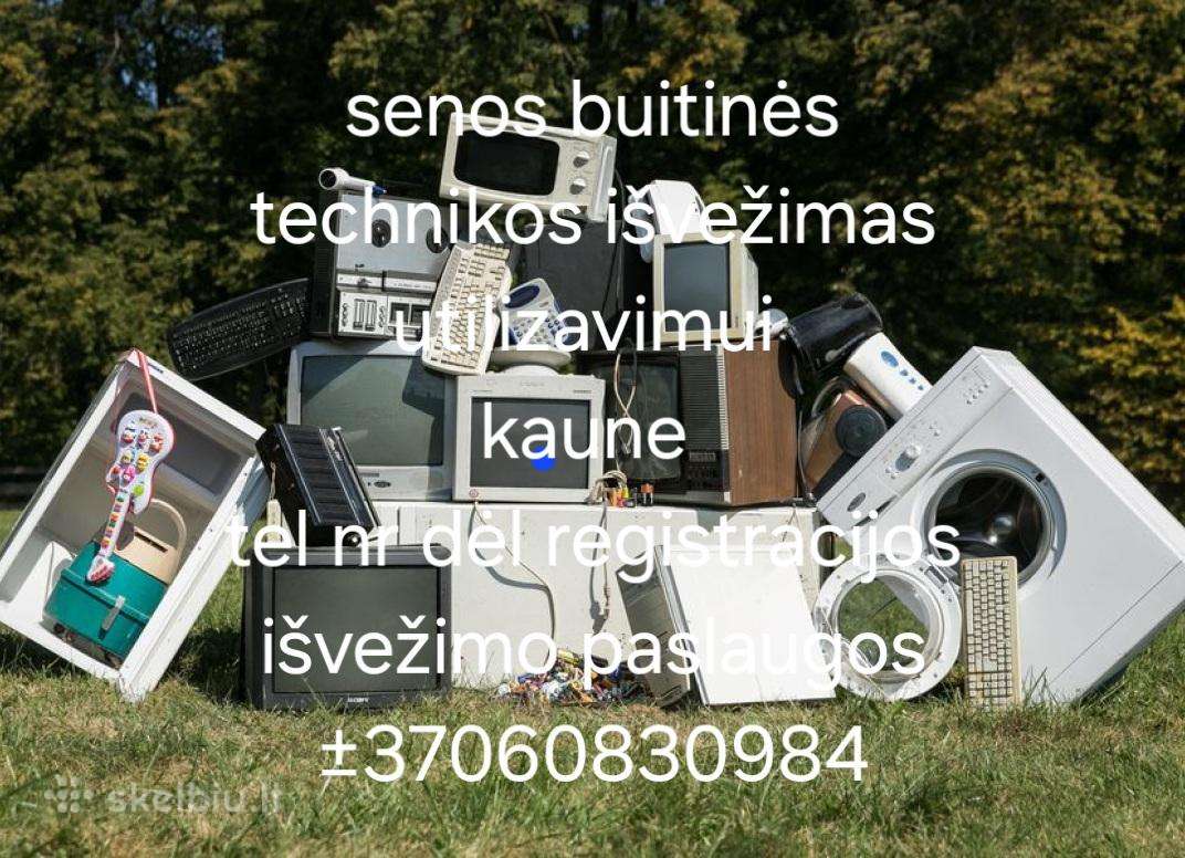 Išvežame seną buitinę techniką