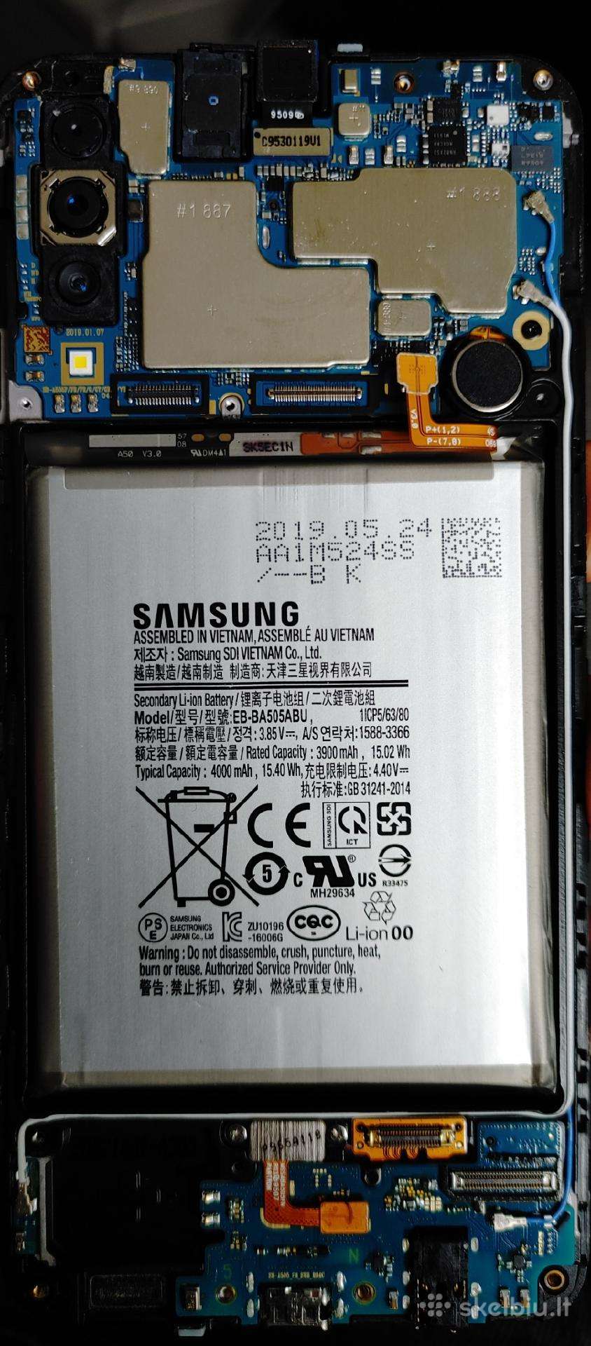 Samsung Galaxy A50 dalimis