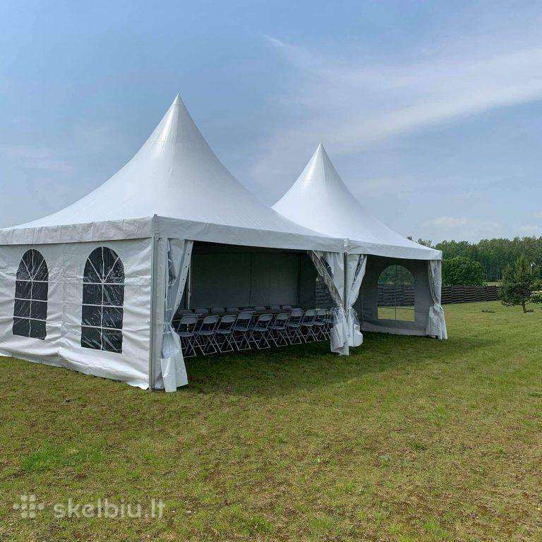 Naudotos palapinės Pagoda - Įvairių dydžių, Pigiau