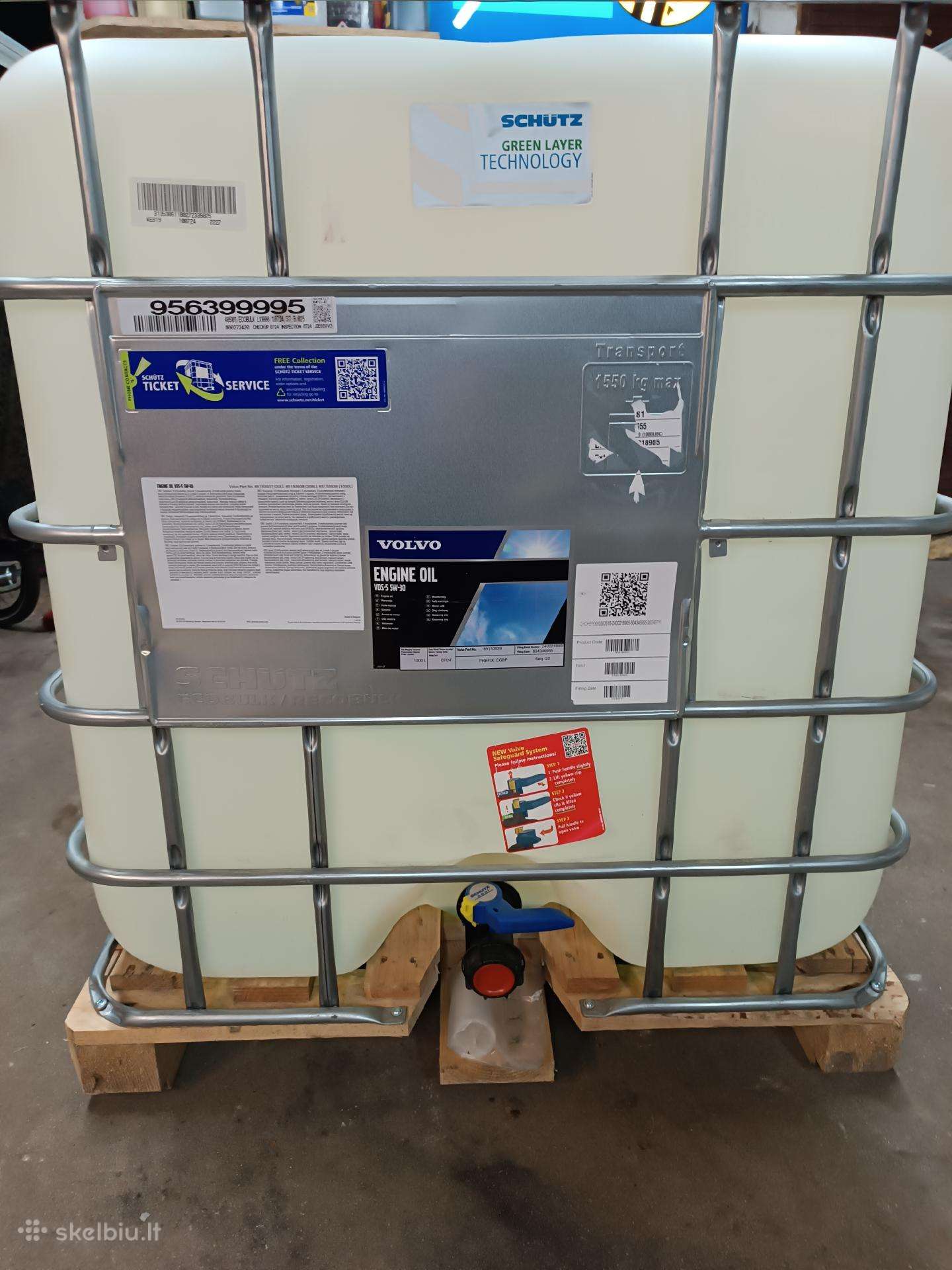 Parduodama talpa 1000 L.