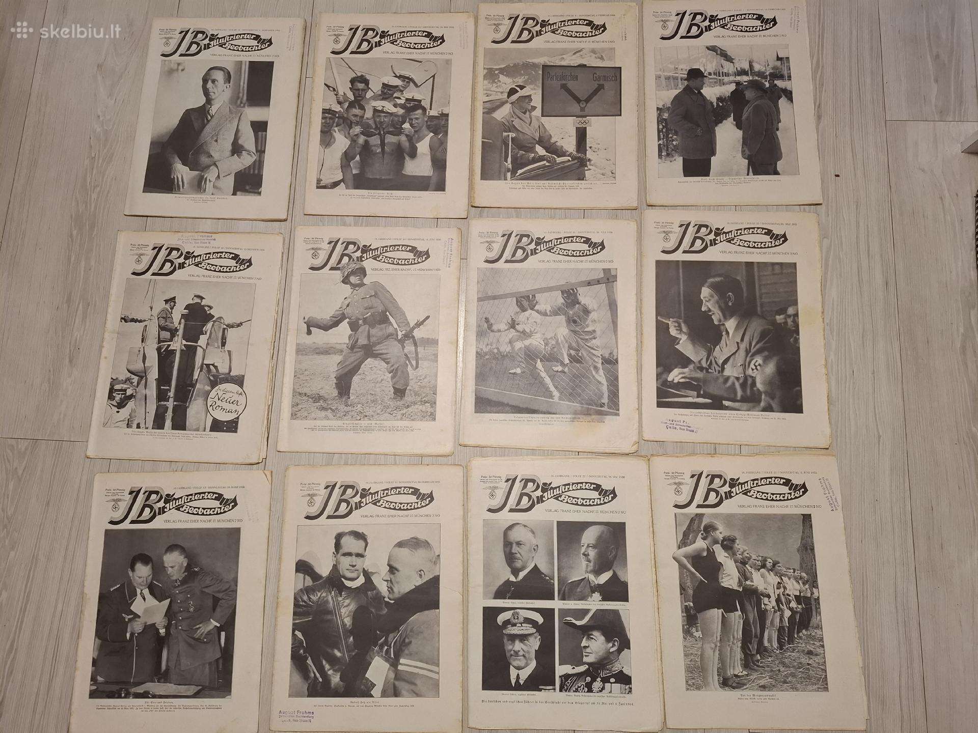Ww2 Nsdap zurnalai illustrierter beobachter