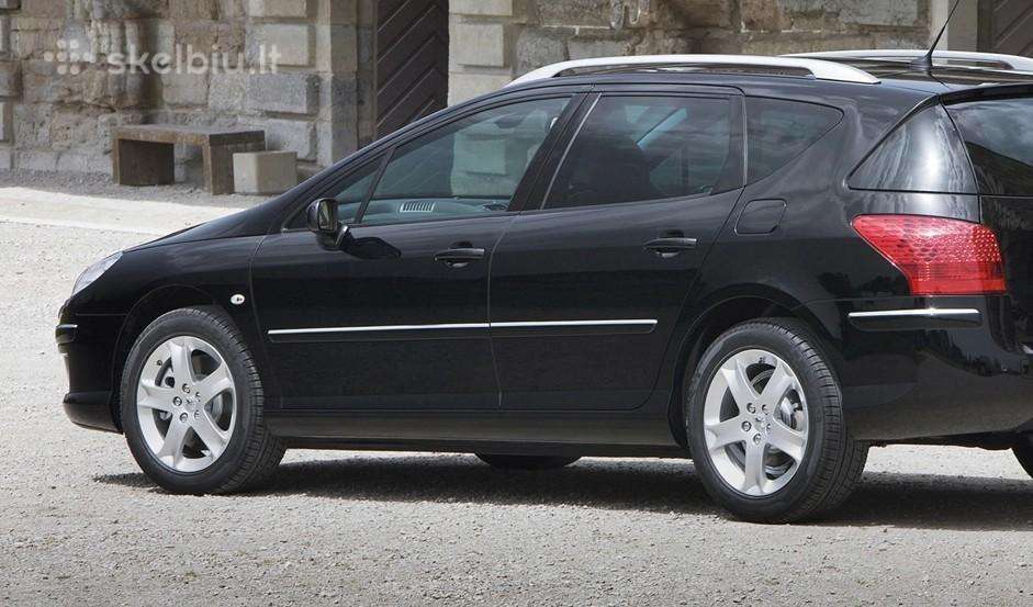 R17 originalūs Peugeot 407 su žieminėm padangom