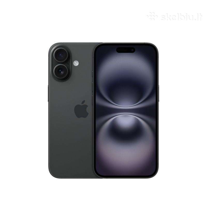 Naujas Apple iPhone 16/128gb, Black