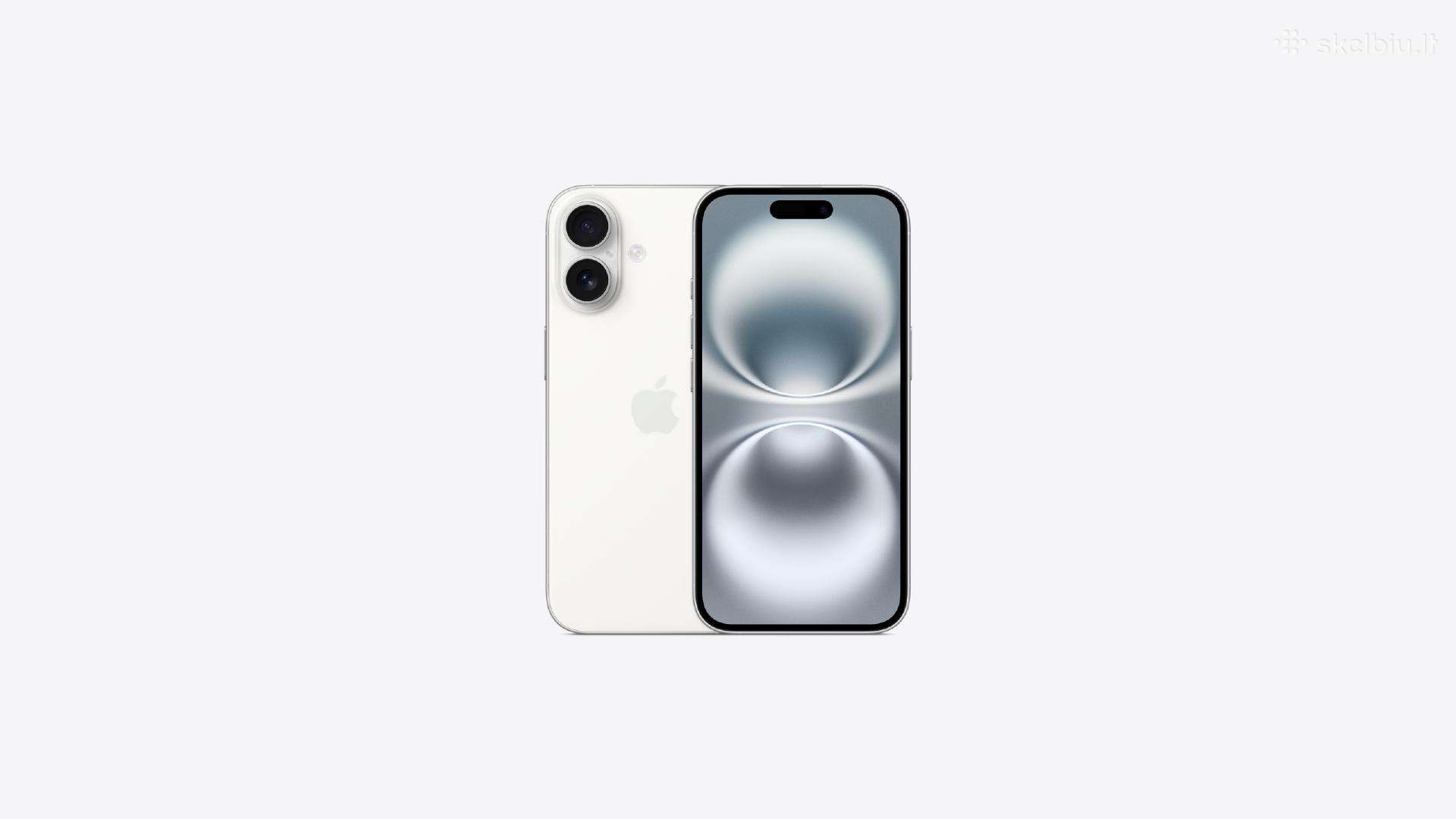 Naujas Apple iPhone 16/128gb, 2 Spalvu