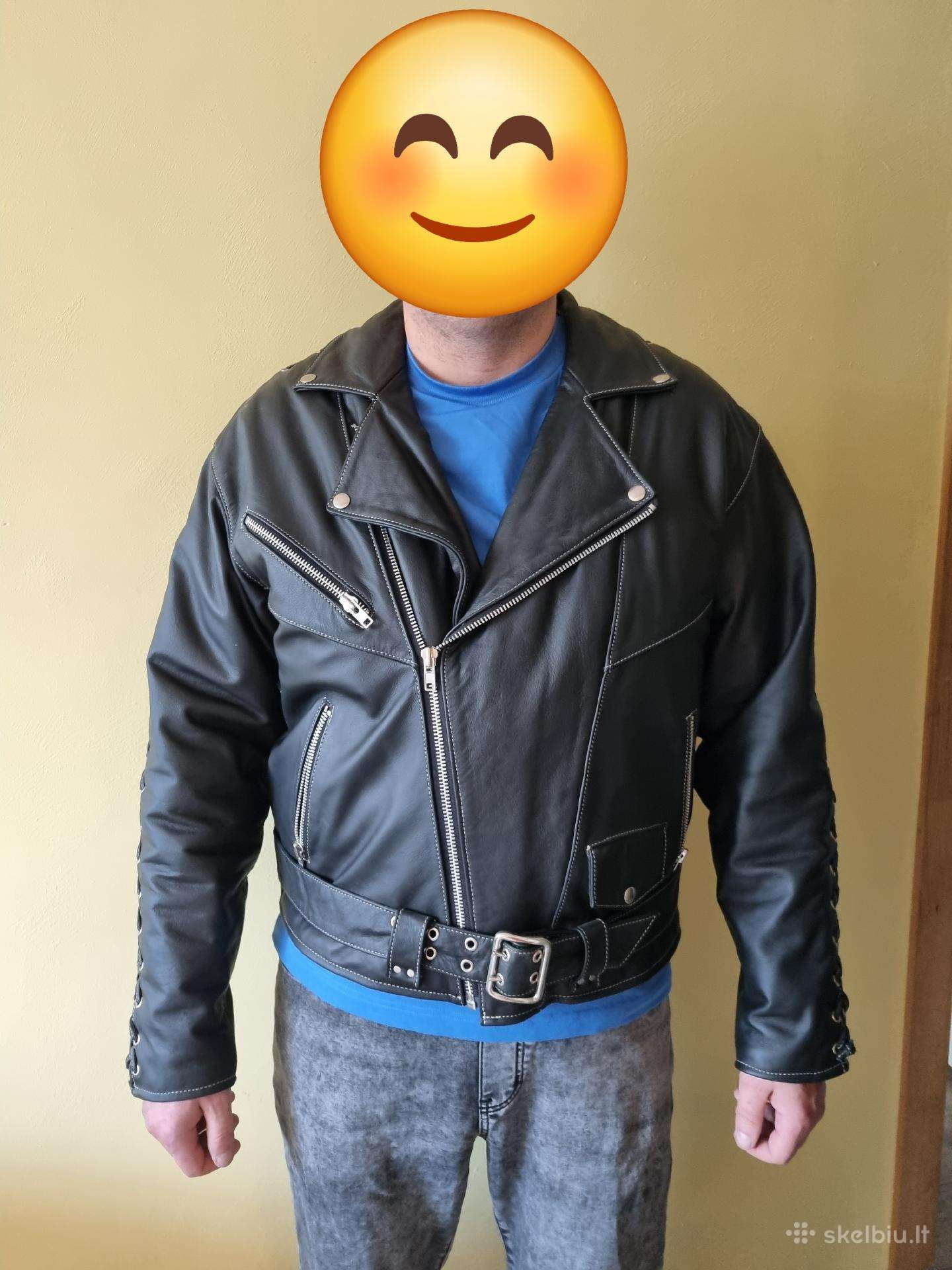 Motociklininko ir netik storos odos striuke
