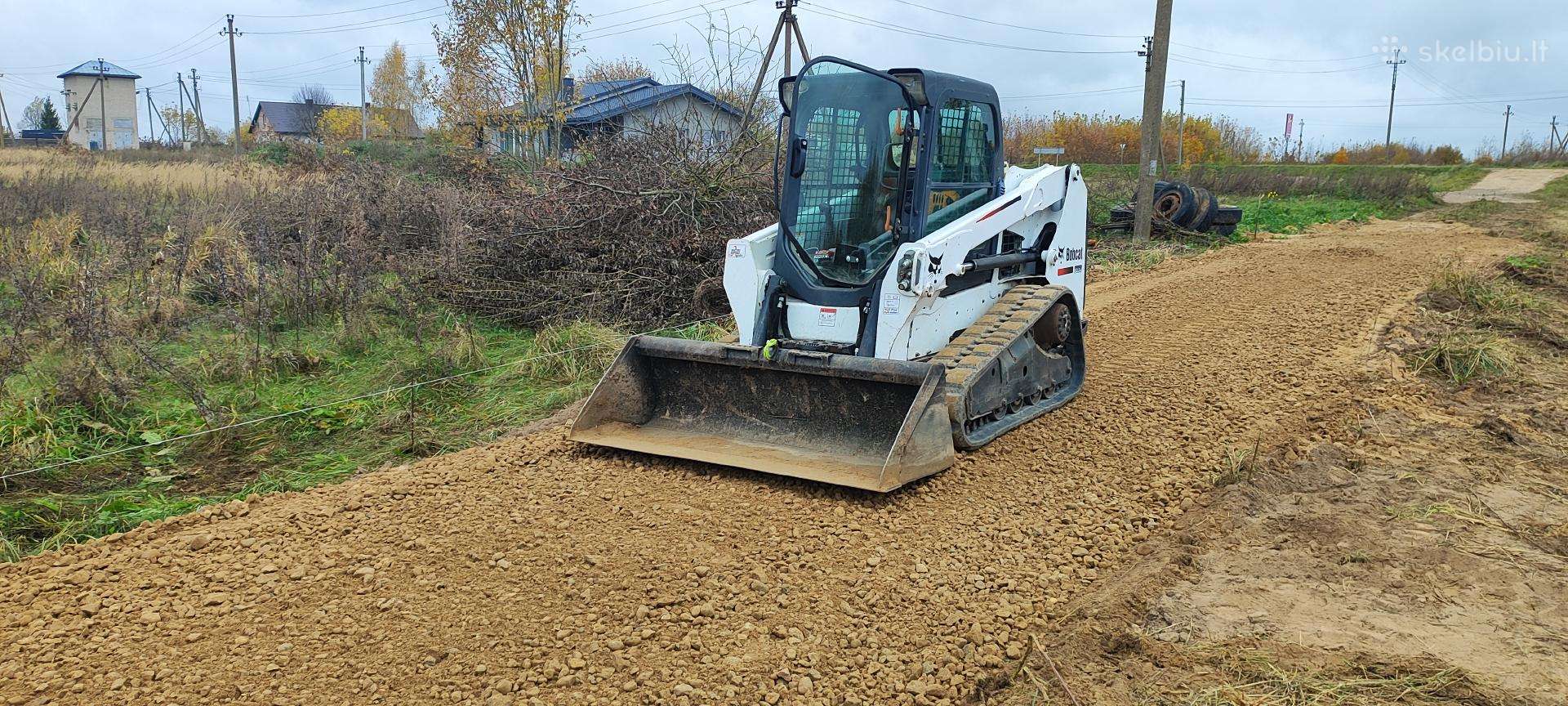 Bobcat 550, statybos transporto nuoma