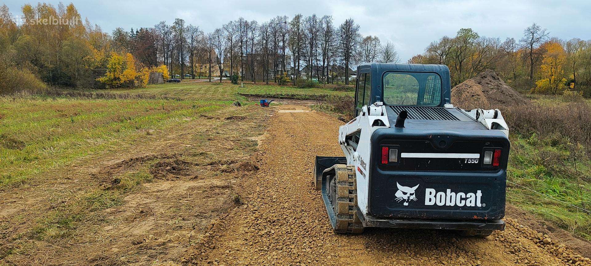 Bobcat 550, statybos transporto nuoma