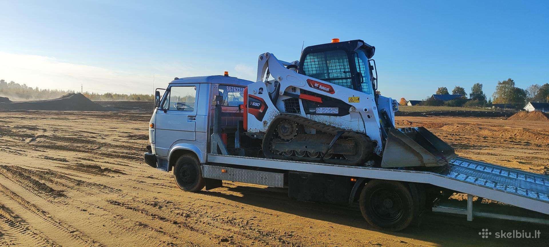 Bobcat 550, statybos transporto nuoma