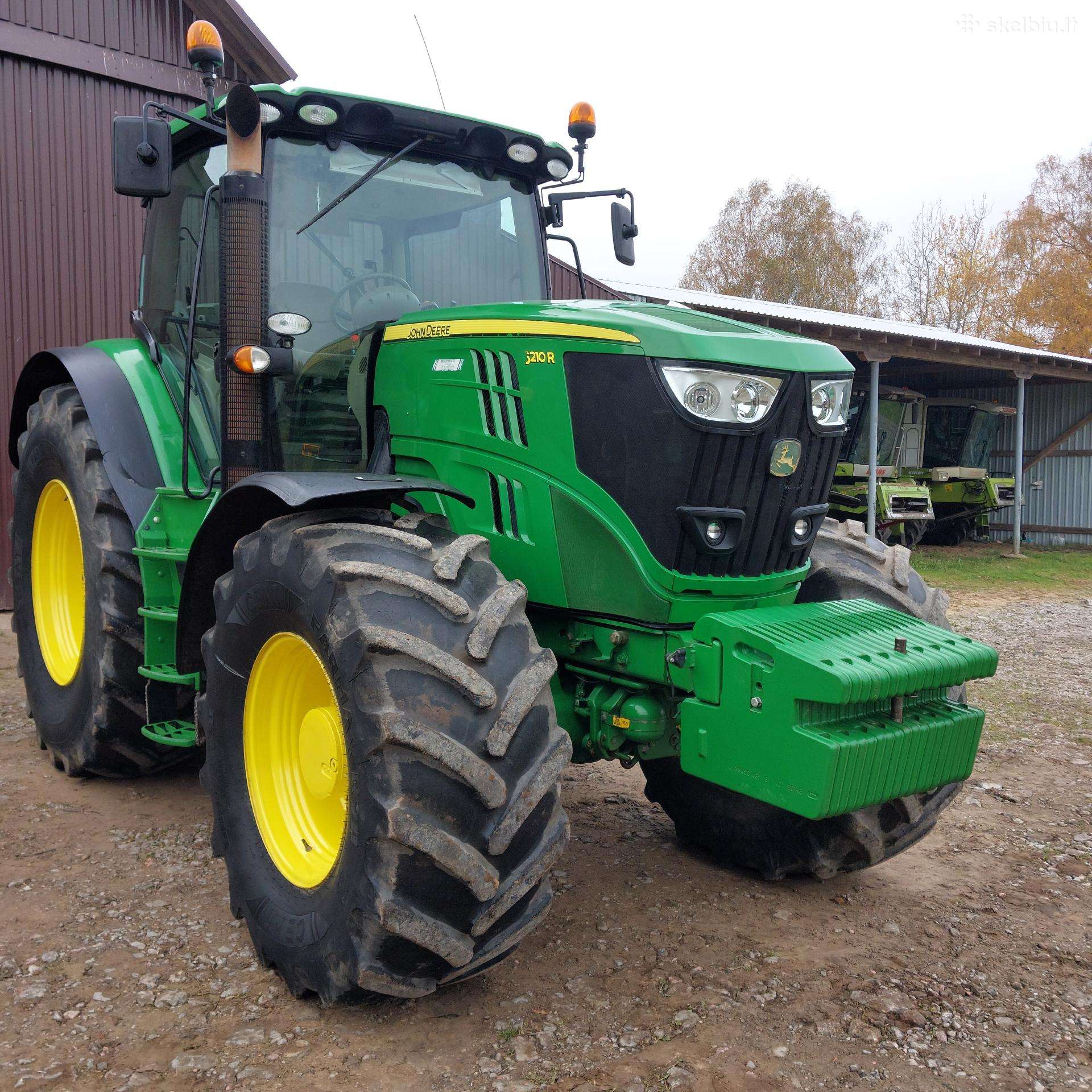 John Deere 6210, traktoriai 2014 m., A26941741