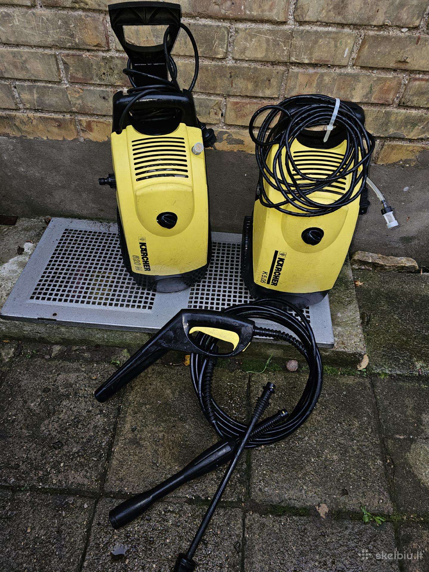 Karcher ir pistoletai ar angalis
