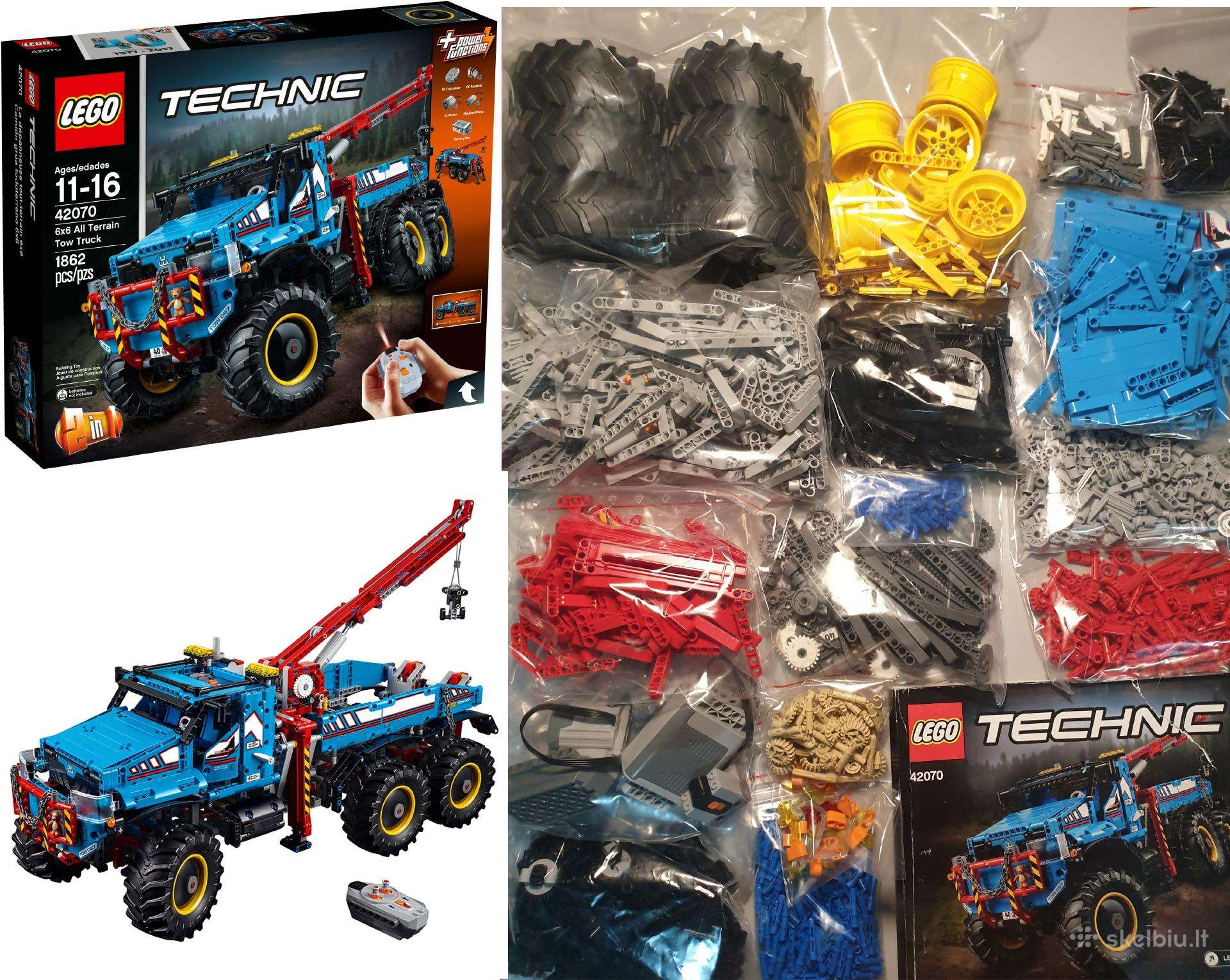 Lego Technic 42070 | 2024 6x6 All Terrain Tow Truck