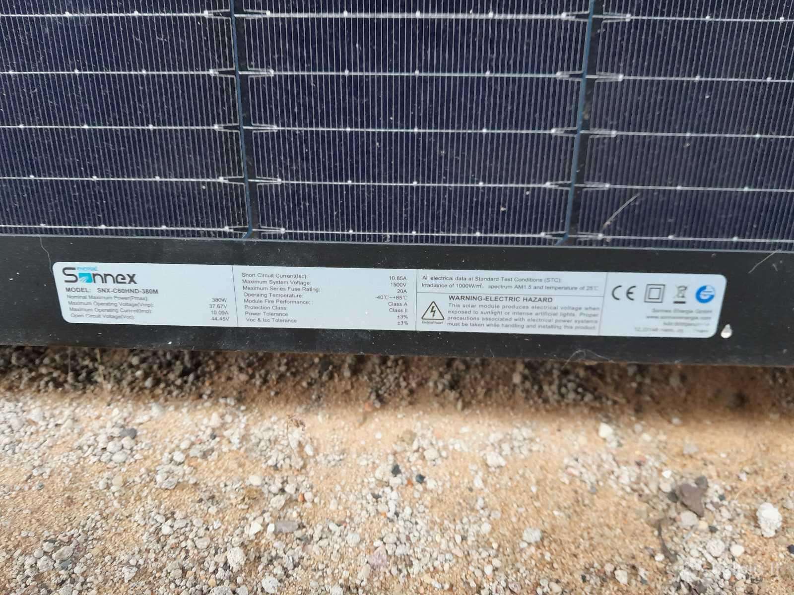 Sonex 380 w saulės modulis