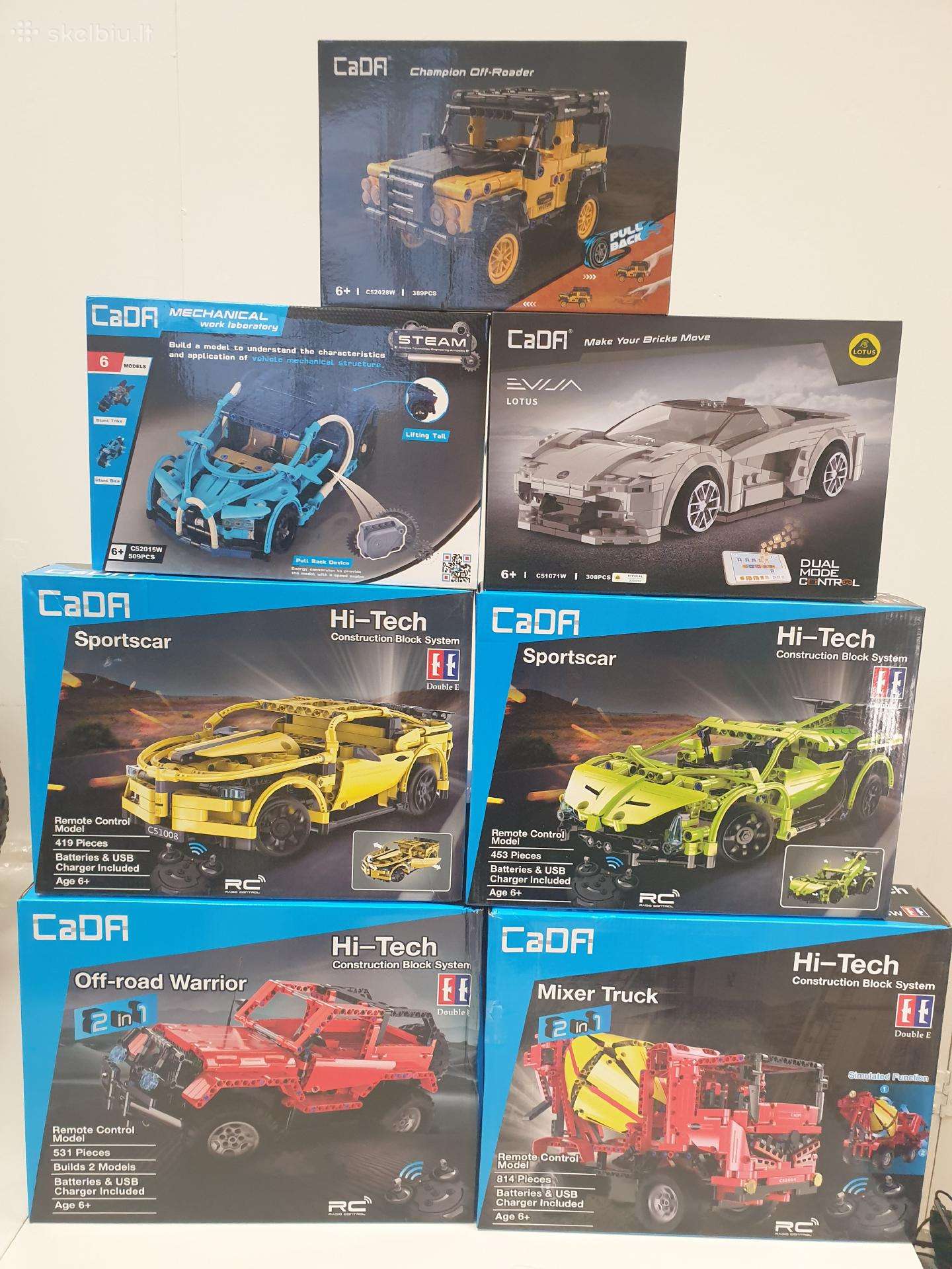 Nauji konstruktoriai Cada Technic su RC 514-638 d.