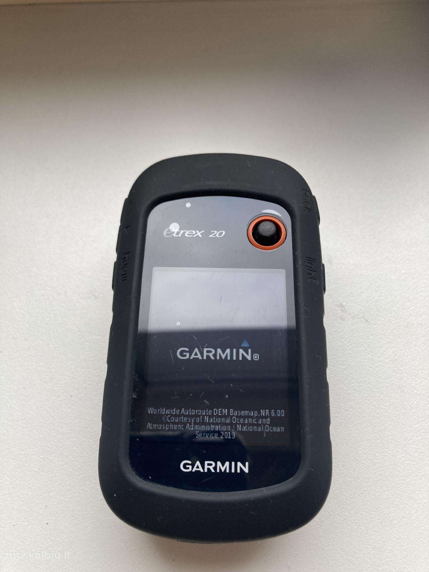 Garmin etrex 20 + laidas + guminis įdėklas