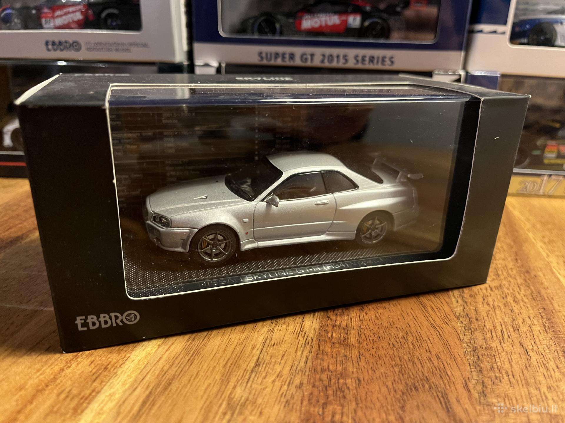 Kolekciniai modeliukai-nissan Skyline GT-r R34