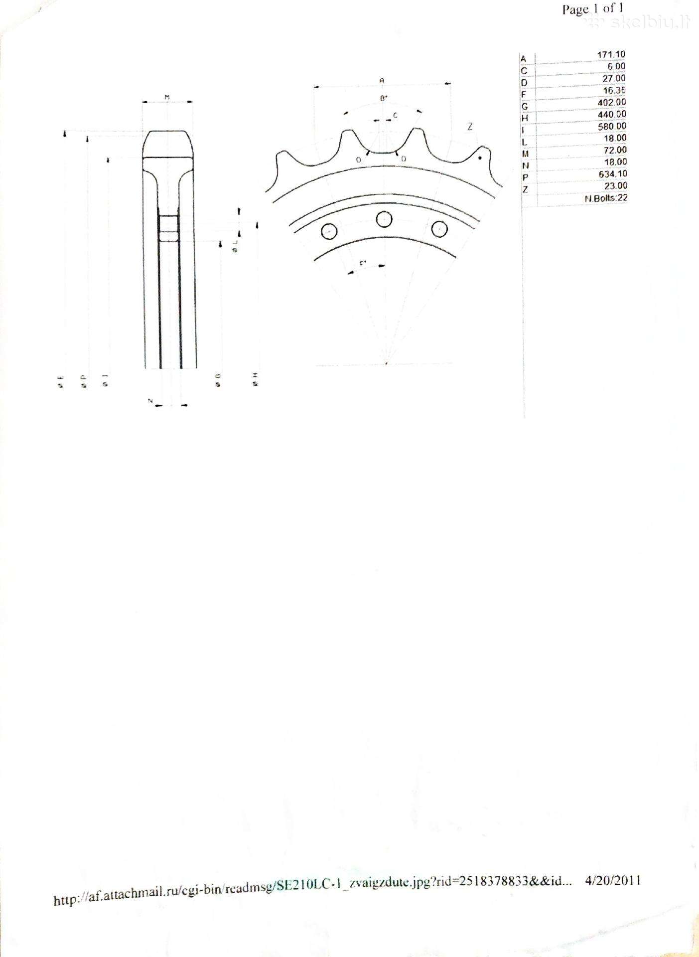 Samsung 210, ekskavatoriai