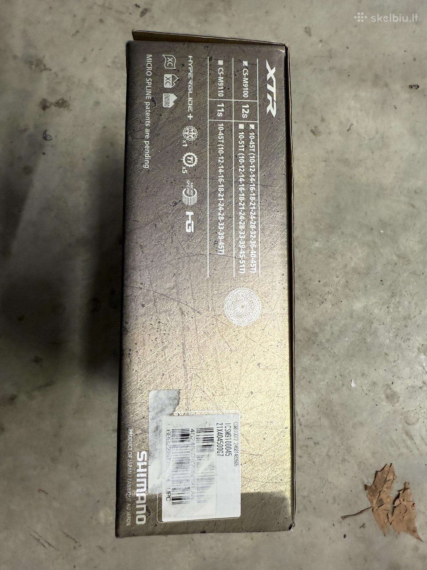 Aprašymas - Galinis žvaigždžių blokas Shimano XTR