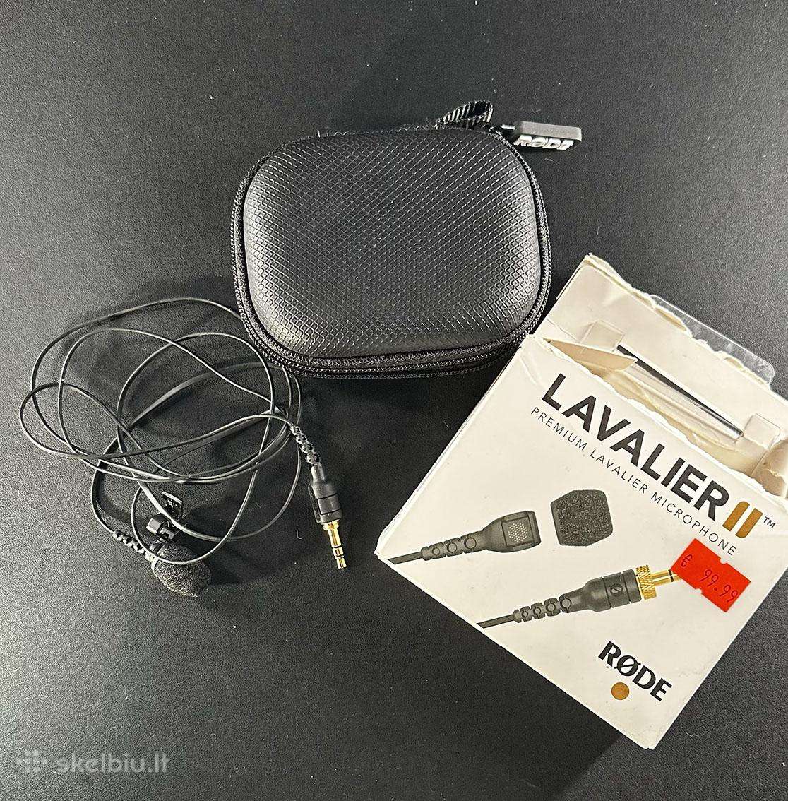Rode lavalier II juodas