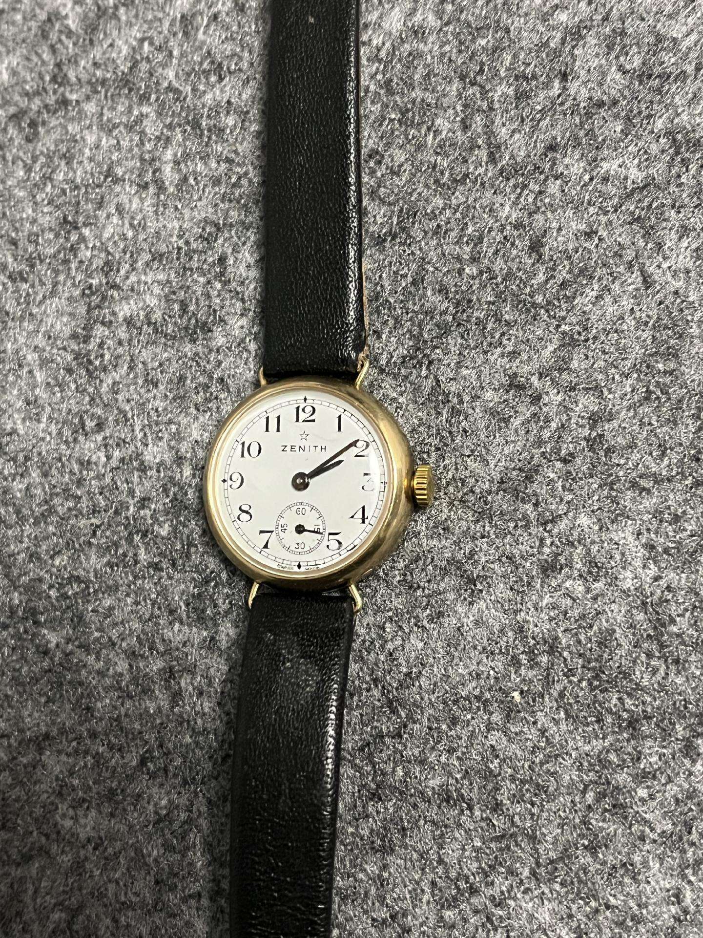 Zenith auksinis laikrodis