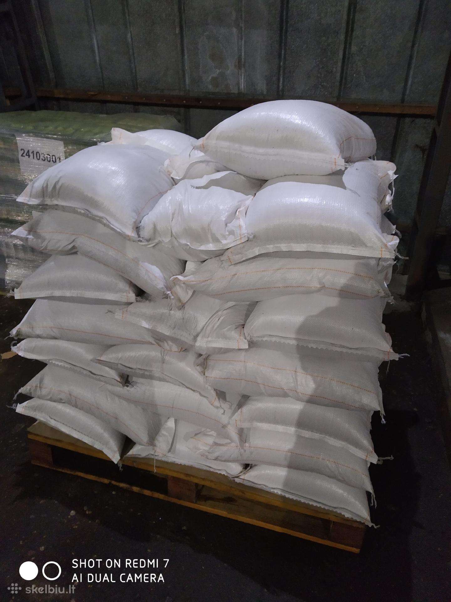 Jūros druska be priedų. Maišas 25 kg 4,90 eur